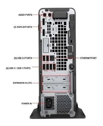 Imagen 3 de 3 de Cpu Hp Elitedesk G4 Amd A6-9500 4gb Ram 500 Hdd Computador
