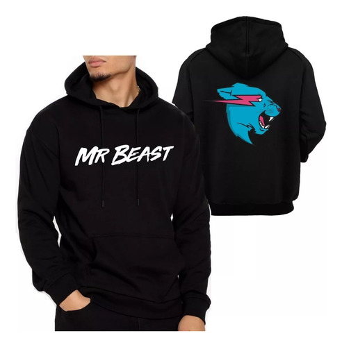 Polera Mr Beast Youtuber Hoodie Unisex Polera Capucha 