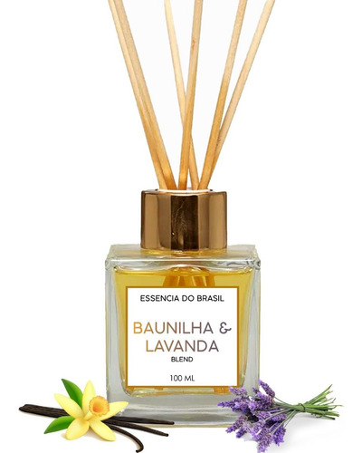 Difusor Óleo Essencial Baunilha E Lavanda 100ml