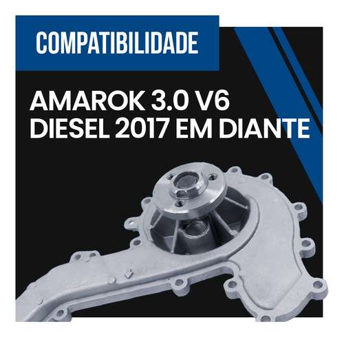 Bomba Dagua Amarok 3.0 V6 Diesel 2017 À 2022 Original Yiming