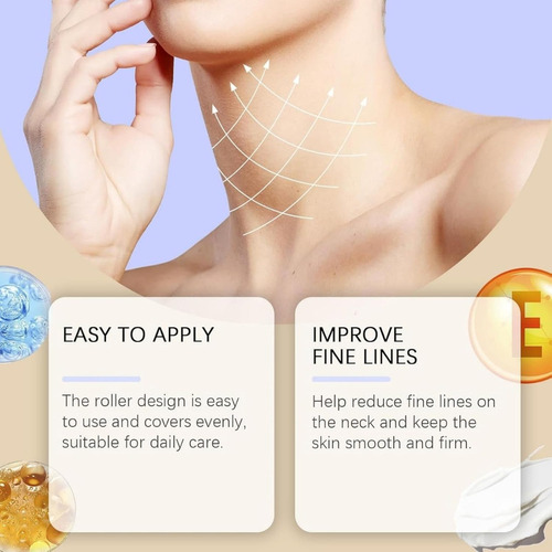 Crema Reafirmante Para El Cuello Ah-8, Con Masaje De Doble R