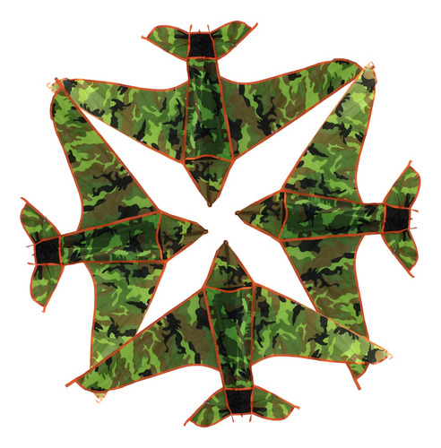 Papalote Cometa Camuflaje Militar 120x70cm Juguete