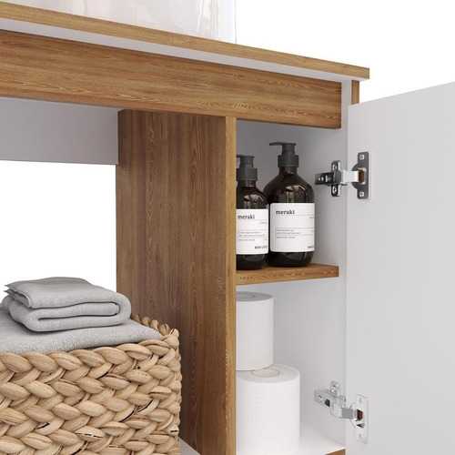 Mueble Lavamanos Elevado Guali Para Colgar Miel