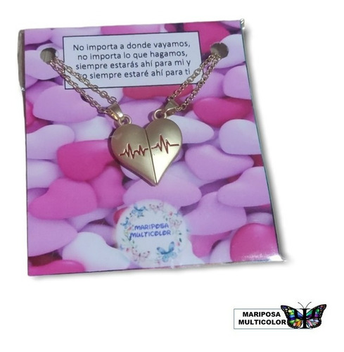 Collares Magnéticos Parejas Novios Amor Imán Regalo Amistad