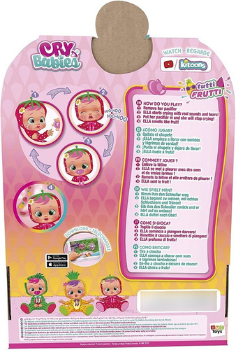 Imagen 5 de 9 de Muñeca Bebés Llorones Tutti Frutti