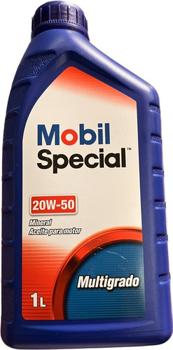 Lubricante Aceite Motor 1 Litro 20w50 Mobil Special