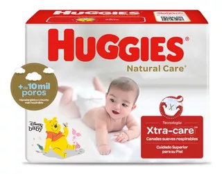 Pañales Huggies Natural Care Talla G 52 UnidadesPañales Huggies Natural Care G