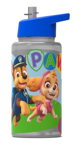 Botella 500 Ml Straw Top Paw Patrol