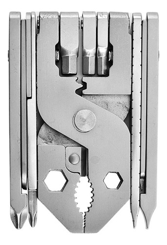 Alicates Compactos 25 En 1 Plegables De Acero Inoxidable
