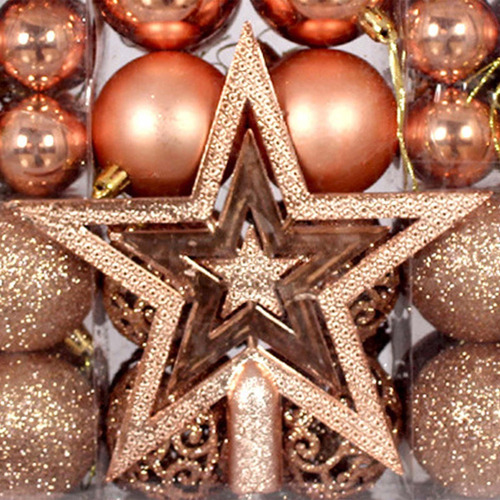 L Juego De 101 Adornos De Bolas Navideñas Para Decoración