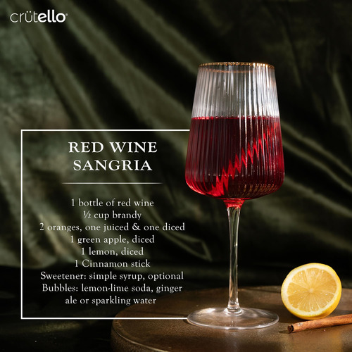Cueras De Vino Modernas De Crutello - Veltalina Estriada Úni
