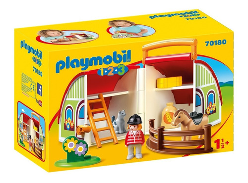 Playmobil 123 - Mi Primera Granja Maletin - 70180