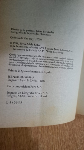 Como Se Escribe Una Novela - Silvia Adela Kohan (Usado)