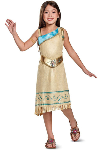 Brown Medium Pocahontas Deluxe Costume 7-8 