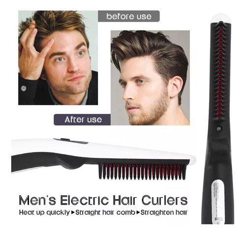Chapinha Pente Alisador De Cabelo E Barba Masculino