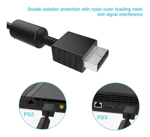 Cable De Componentes Av Universal Resistant Av Para Ps3
