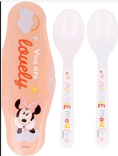 Imagen 3 de 3 de Set Cubiertos Rosado Niña Portable - Unidad a $3089