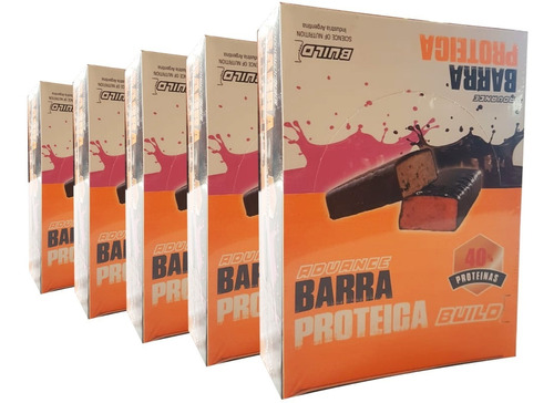 80 Barras Proteicas 50gramos Advance Build Snack De Recupero