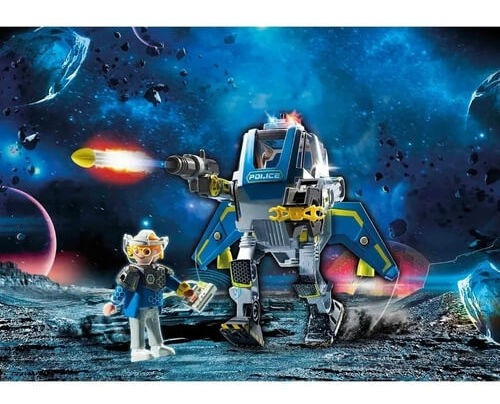 Imagem 3 de 4 de Playmobil Galaxy: Robô Da Polícia Galáctica