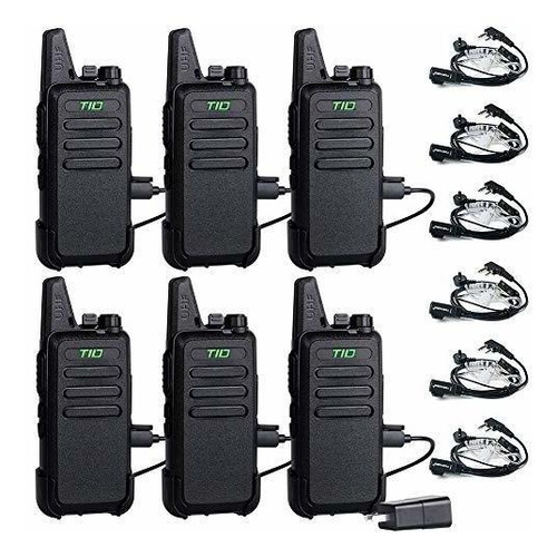 Walkie-talkies Tid 6 Piezas 1500 Mah