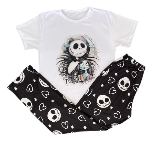 Duo Pijama De Jack Skellington Dama Hombre