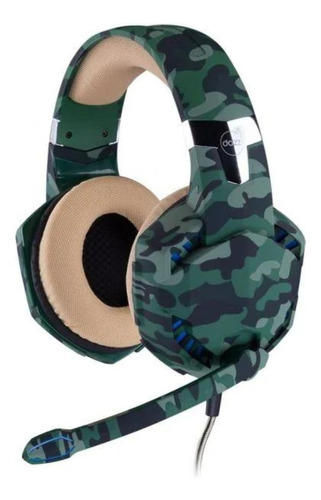 Fone de ouvido over-ear gamer Dazz Special Force jungle