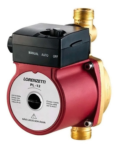 Imagem 1 de 3 de Pressurizador Pl12 (12mca) 220v Lorenzetti