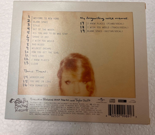 Imagen 3 de 3 de Taylor Swift, 1989, Cd Edicion Deluxe, Nuevo Y Sellado