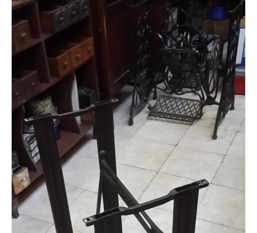 Pie De Chapa E Hierro De Fundición Singer Original Antiguo (Usado)
