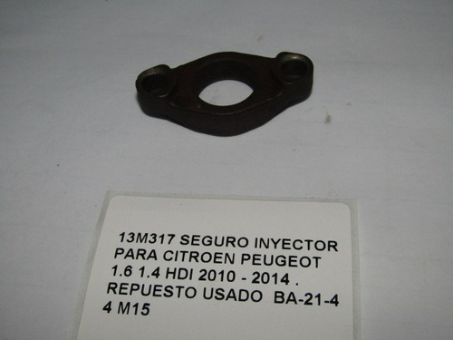 Seguro Inyector Para Citroen Peugeot 1.6 1.4 Hdi 2010 - 2014