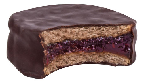 Alfajor De Fruta Los T´puales  X 18 U Bañado Chocolate Negro