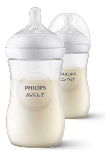 Set De Mamaderas X2 Avent Natural Response Scy903 01 260 Ml