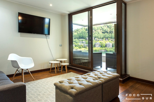 Depto. Con Vista Al Lago 3d-2b, En Condominio Parque Pinares
