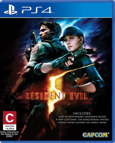 Imagen 1 de 3 de Resident Evil 5 Standard Edition Capcom Físico - Ps4 