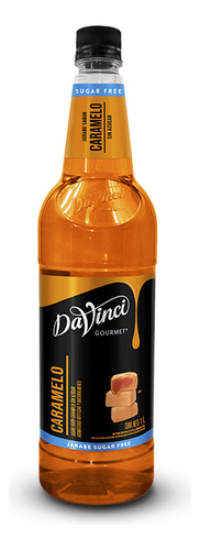 Jarabe Davinci Caramelo Sugar Free Botella 1 Litro