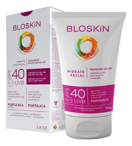 Blockskin gel crema hidratante fps 40 80gr