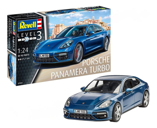 Kit de modelo Auto Porsche Panamera Turbo 1/24 Revell