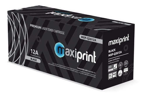Toner Maxiprint Compatible Hp 12a Negro (q2612a)