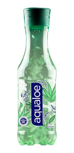 Imagen 1 de 6 de Jugo Natural Pulpa Aloe Vera Vit C B1 Calcio Aqualoe 400ml