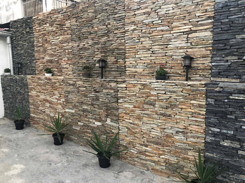 Imagen 3 de 9 de Piedra Taco Perla Cristal , Revestimiento Exterior E Interio