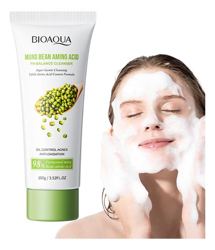 Limpiador Facial Espumoso Frijol Mungo Bioaqua