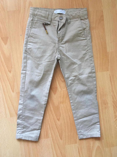 Pantalon Niños  Zara Kids Talle 5 Gabardina