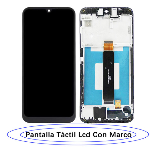 Pantalla Para Moto E6 Plus Xt2025 Display Con Marco