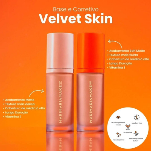 Base E Corretivo Matte - AmĂȘndoa Mari Maria Makeup