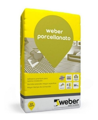 Pegamento Weber Porcellanato X 30kg
