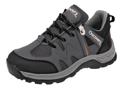Zapato Hiking Discovery Di2020 Color Gris Para Joven Tx5
