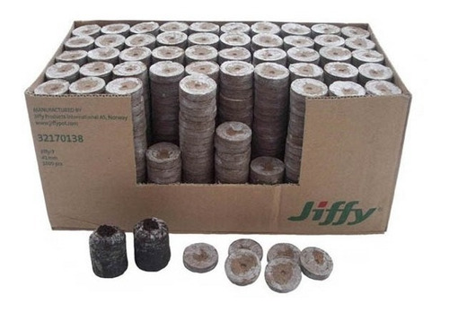 Imagen 1 de 3 de Jiffy 30x40 Mm Caja 1700 Unidades - Uruweed Growshop
