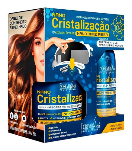 Kit Forever Liss Nano Cristalização Pós Progressiva