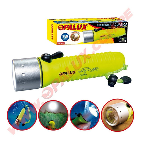 Linterna Acuatica Opalux Op-1l 3 Watts 180 Lumens +delivery