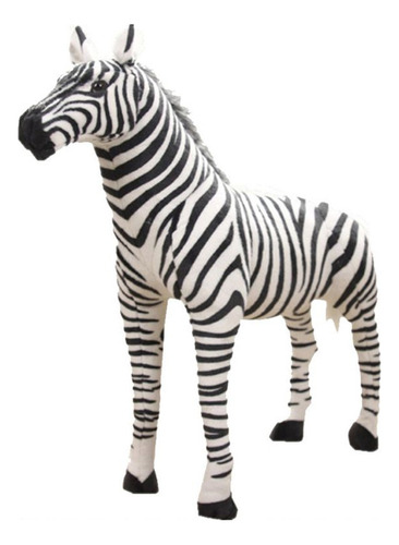 Perfect Peluche Zebra Safari De Promoción, Suave Y Realista.
